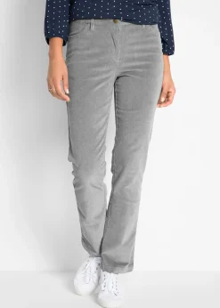 Pantalon extensible en velours côtelé