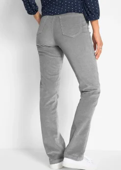 Pantalon extensible en velours côtelé