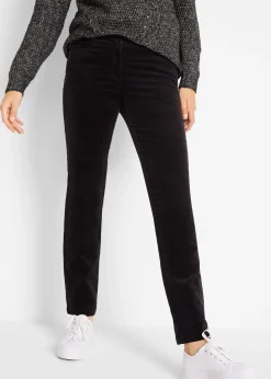 Pantalon extensible en velours côtelé