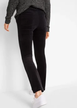 Pantalon extensible en velours côtelé