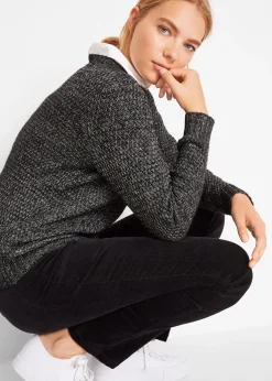 Pantalon extensible en velours côtelé