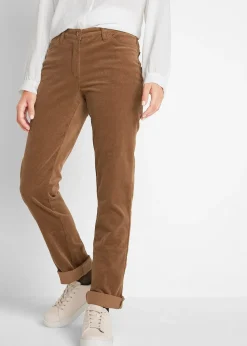 Pantalon extensible en velours côtelé