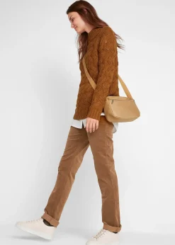 Pantalon extensible en velours côtelé