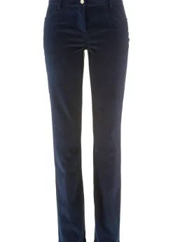 Pantalon extensible en velours côtelé