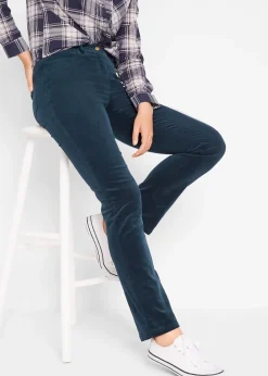 Pantalon extensible en velours côtelé