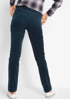 Pantalon extensible en velours côtelé