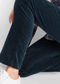 Pantalon extensible en velours côtelé