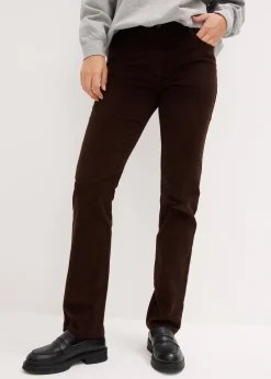 Pantalon extensible en velours côtelé