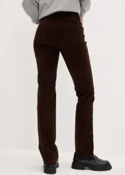 Pantalon extensible en velours côtelé