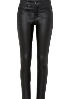 Pantalon extensible en viscose majoritaire