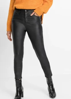 Pantalon extensible en viscose majoritaire