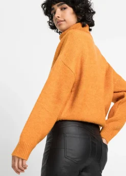 Pantalon extensible en viscose majoritaire