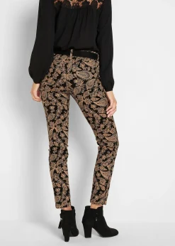 Pantalon extensible imprimé