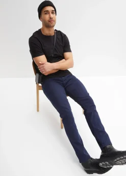 Pantalon extensible regular, droit