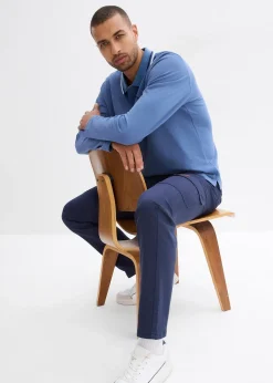 Pantalon extensible slim et droit, poches cargo