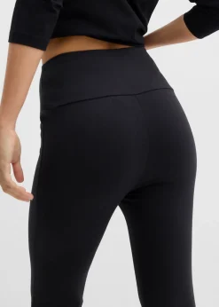 Pantalon flare en coton extensible