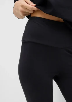 Pantalon flare en coton extensible