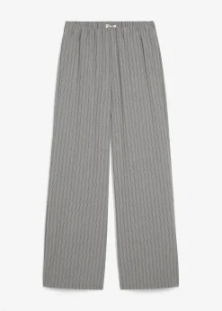 Pantalon fluide à taille élastiquée