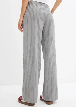 Pantalon fluide à taille élastiquée