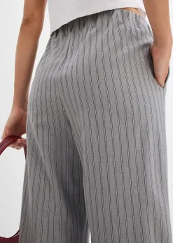Pantalon fluide à taille élastiquée