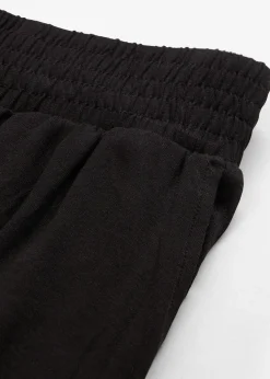 Pantalon fluide en jersey viscose, longueur 7/8