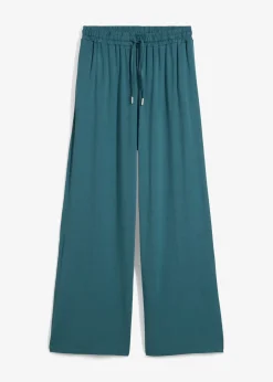 Pantalon fluide en jersey viscose