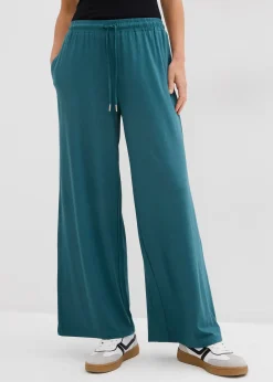 Pantalon fluide en jersey viscose