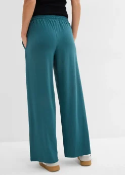 Pantalon fluide en jersey viscose