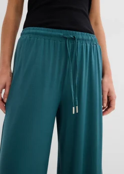 Pantalon fluide en jersey viscose