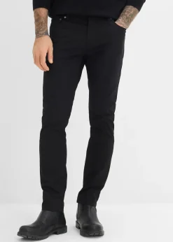 Pantalon fuselé extensible à taille élastiquée, regular