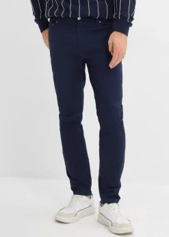 Pantalon fuselé extensible à taille élastiquée, regular