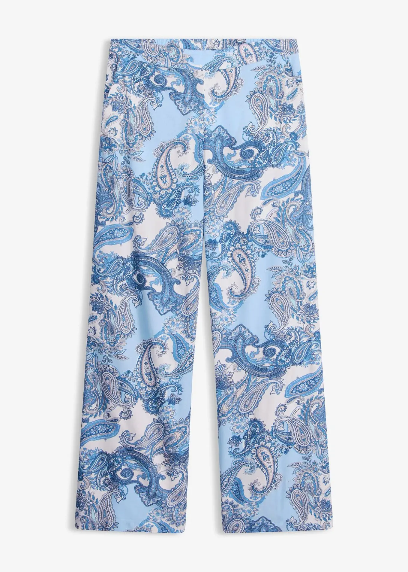 Pantalon imprimé en viscose fluide