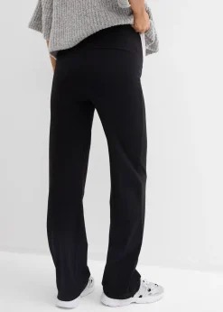 Pantalon jersey de grossesse 2en1 avec ceinture rabattable