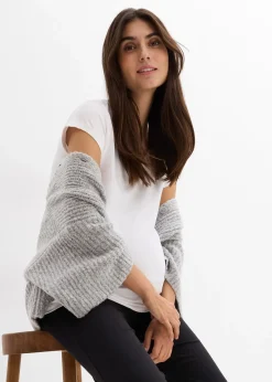 Pantalon jersey de grossesse 2en1 avec ceinture rabattable