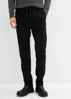 Pantalon jogger aspect laine, regular