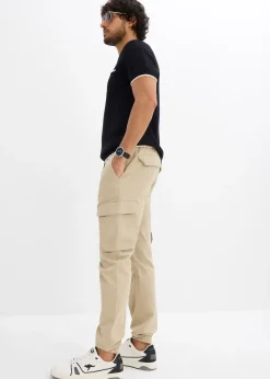 Pantalon jogger cargo droit, Regular