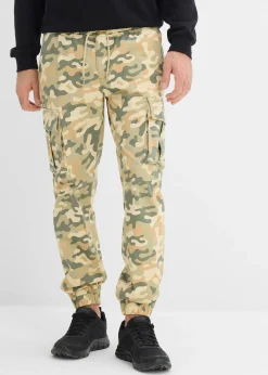 Pantalon jogger cargo droit, regular