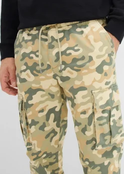 Pantalon jogger cargo droit, regular