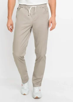 Pantalon jogger droit et extensible, regular