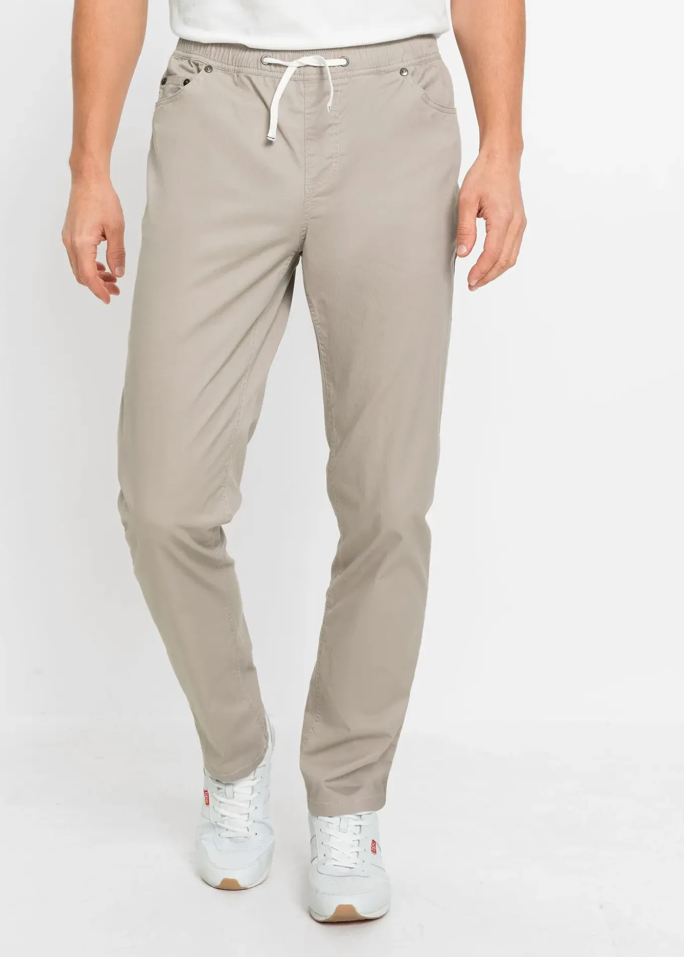 Pantalon jogger droit et extensible, regular