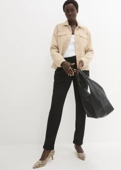 Pantalon jogger en viscose mélangée