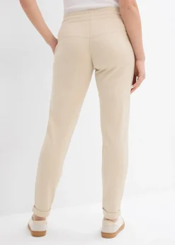 Pantalon jogger en viscose mélangée