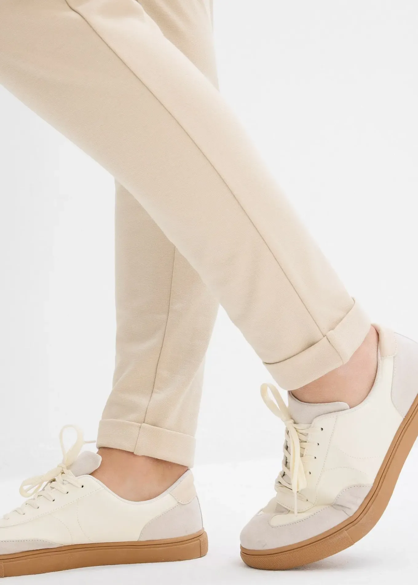 Pantalon jogger en viscose mélangée