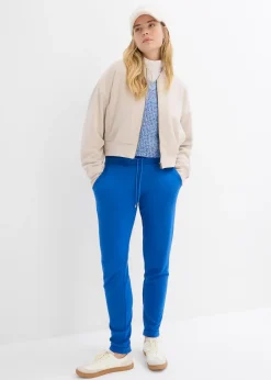 Pantalon jogger en viscose mélangée