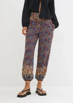 Pantalon jogger en viscose fluide