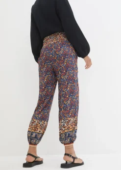 Pantalon jogger en viscose fluide