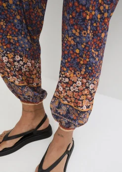 Pantalon jogger en viscose fluide