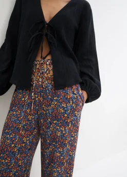 Pantalon jogger en viscose fluide