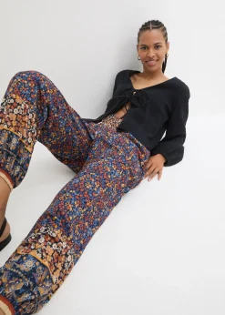 Pantalon jogger en viscose fluide