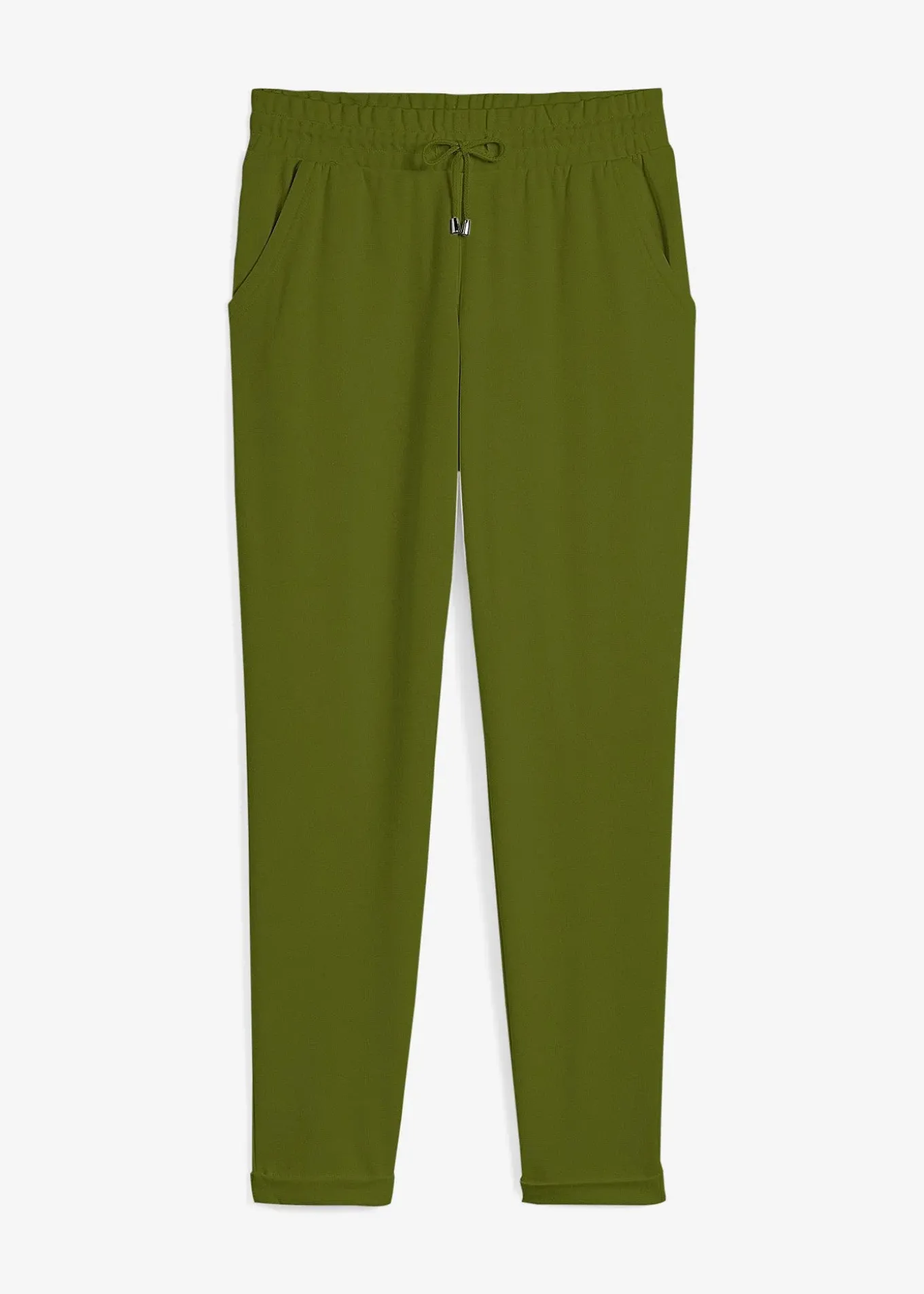 Pantalon jogger en viscose mélangée